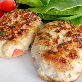 Курячі котлети з кабачком і рисом